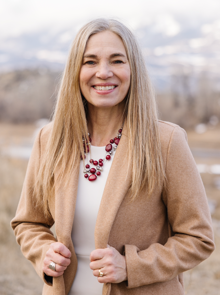 Woman smiling